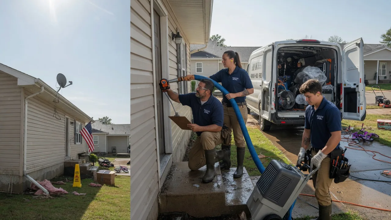 Ceiling Water Damage Restoration in Montville, OH near me